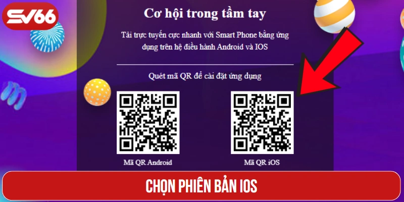 Chọn phiên bản IOS