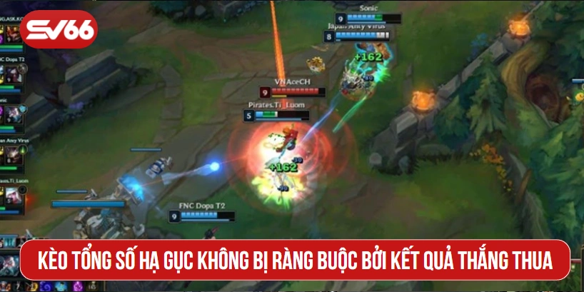 Kèo tổng số hạ gục không bị ràng buộc bởi kết quả thắng thua