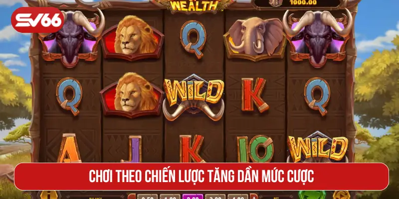Chơi theo chiến lược tăng dần mức cược